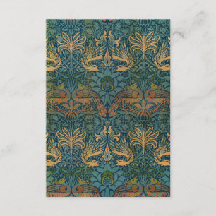 Peacock och Dragon, 1878 av William Morris Tilläggskort