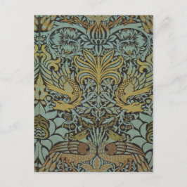 Peacock och Dragon (av William Morris) Vykort