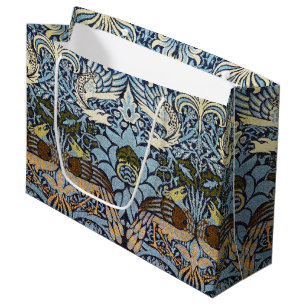 Peacock och Dragon, William Morris Large Gift Bag