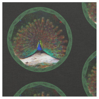 Peacock och Peacock Butterfly Tyg