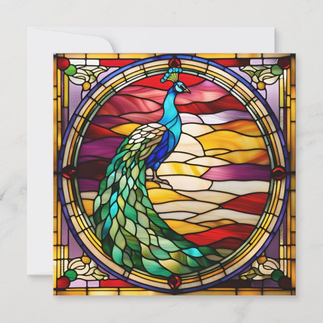 Peacock on Pink (Framsida)