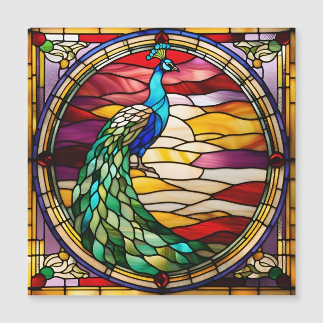 Peacock on Pink (Framsida)