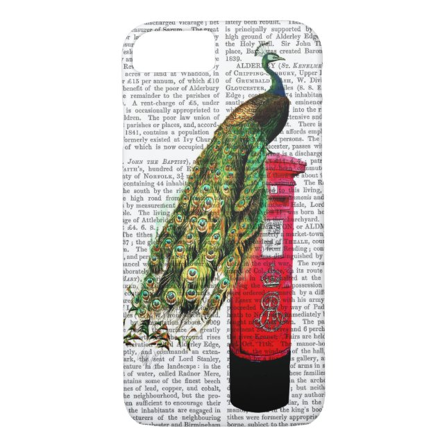 Peacock på Postbox Case-Mate iPhone Skal (Baksida)