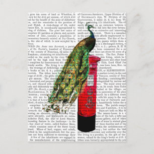 Peacock på Postbox Vykort