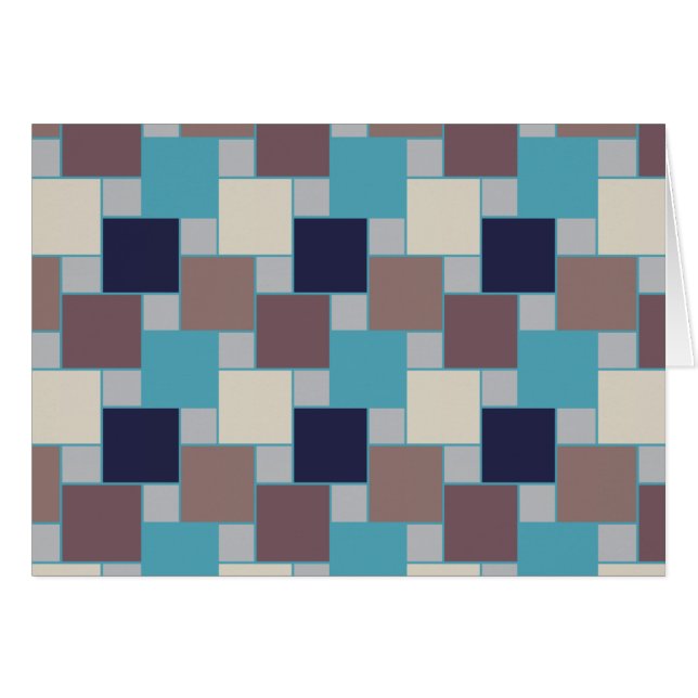 Peacock på stranden hälsningskort (Framsidan Horizontal)