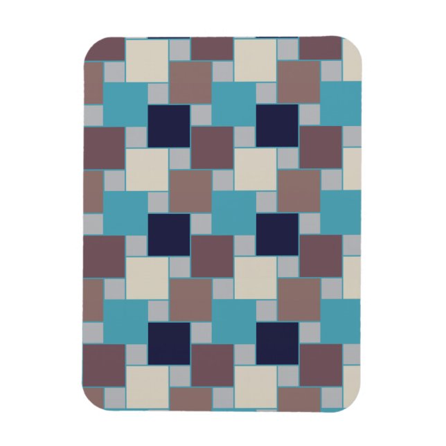 Peacock på stranden magnet (Vertikal)