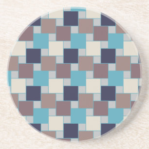 Peacock på stranden underlägg sandsten