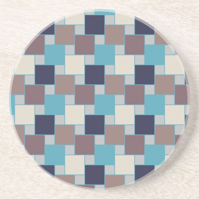 Peacock på stranden underlägg sandsten (Framsidan)