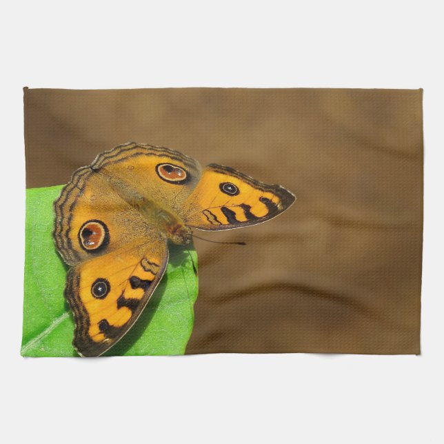 Peacock Pansy Kökshandduk (Horisontell)