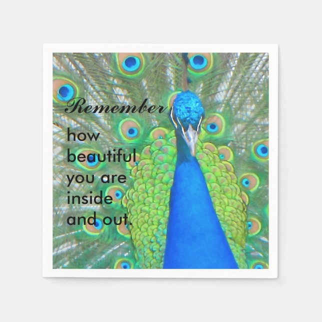 Peacock Pappersservett (Framsidan)