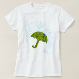 Peacock Parbrella Möhippa T-shirts