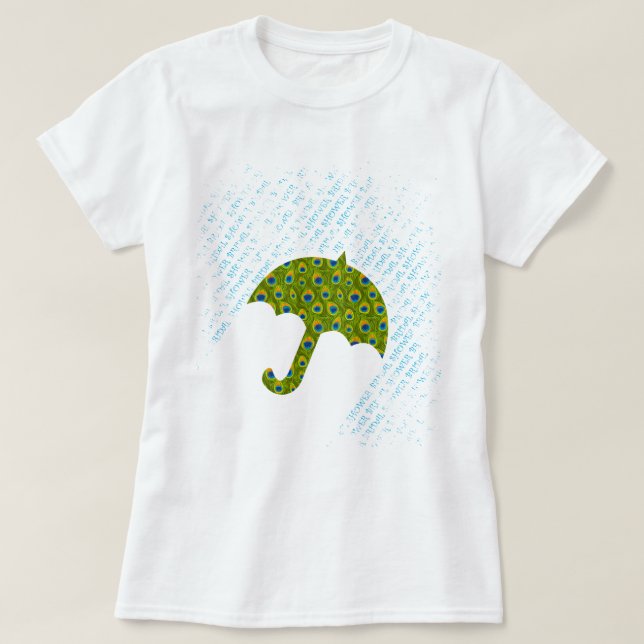 Peacock Parbrella Möhippa T-shirts (Design framsida)