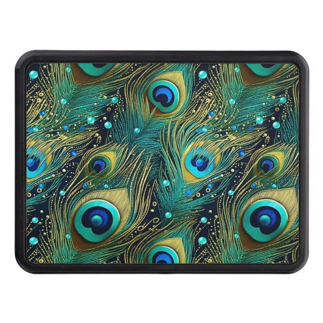 Peacock Passion Dekorativ kudde Dragkroksskydd (Framsidan)