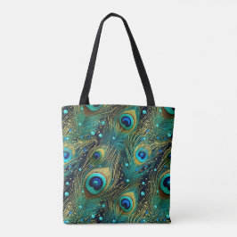 Peacock Passion Dekorativ kudde Tygkasse