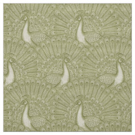 peacock pattern tyg