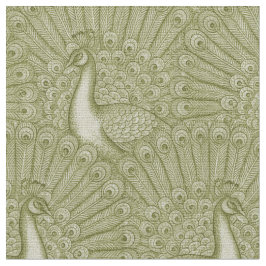 peacock pattern tyg