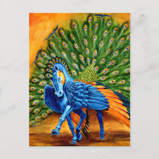 Peacock Pegasus Vykort