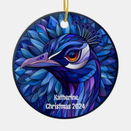 Peacock Personlig jul Ornament