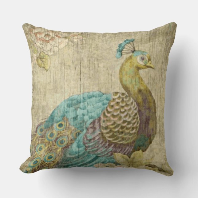 Peacock - Pillow Kudde (Framsida)
