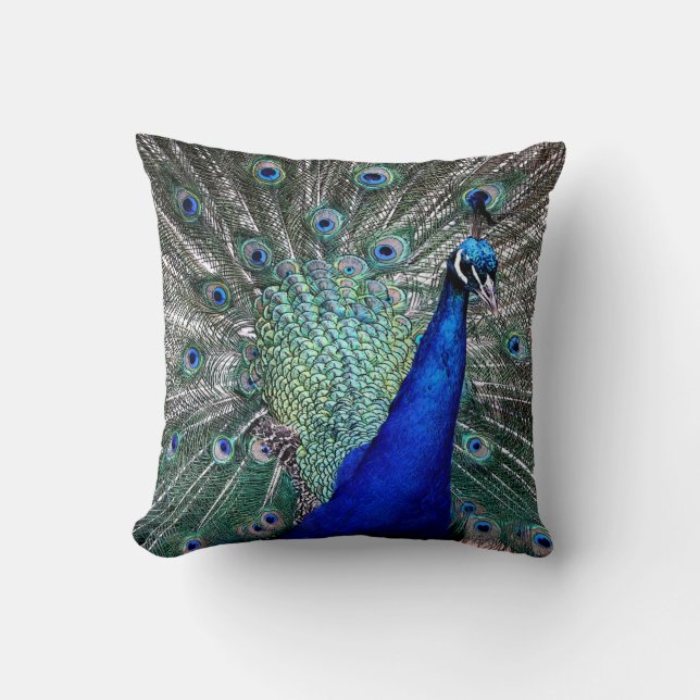 Peacock Pillow Kudde (Framsida)