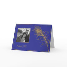 Peacock Plume - tackkort