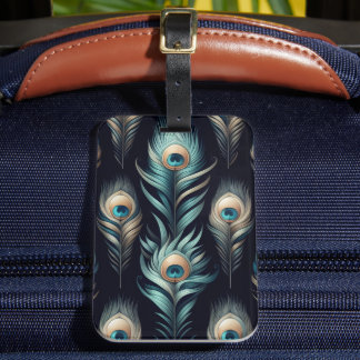 Peacock Plumes Bagagebricka