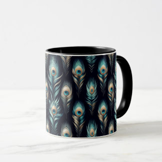 Peacock Plumes Mugg