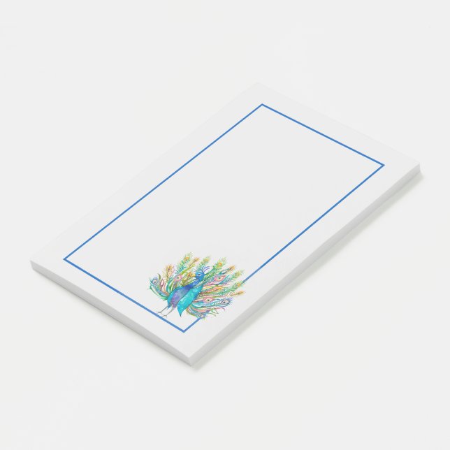 Peacock Post-it Block (Vinklad)