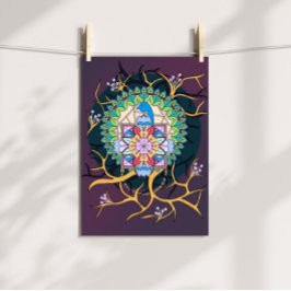Peacock Poster