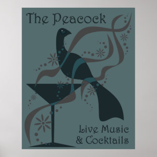 Peacock Poster