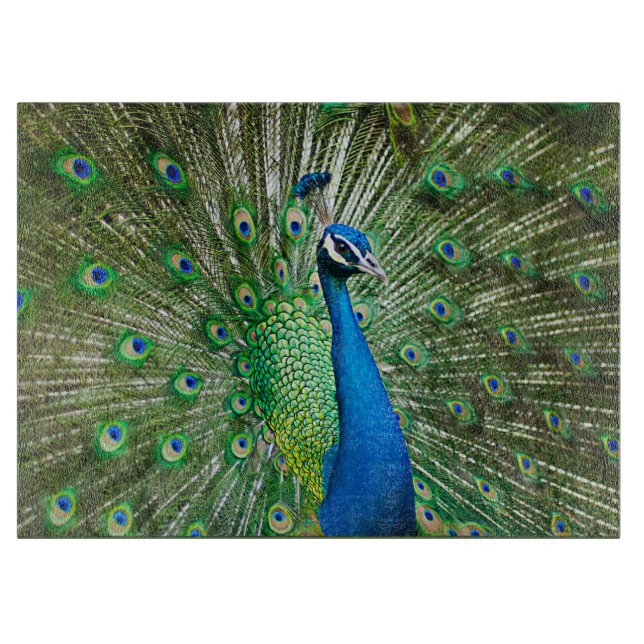 Peacock Pride Glass Cutter Board (Framsidan)