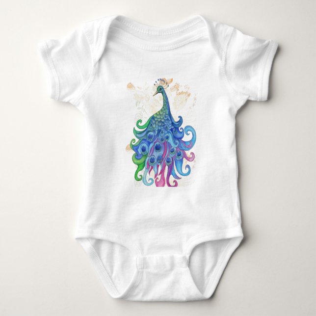 Peacock-produkter Tee Shirt (Framsida)