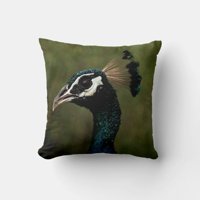 Peacock profil kudde (Framsida)