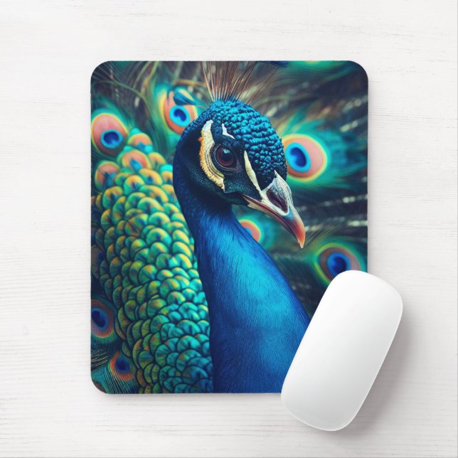 Peacock-profil Musmatta (Med mus)
