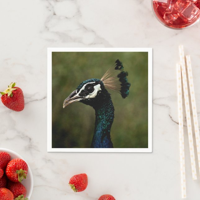 Peacock profil pappersservett (Insitu)