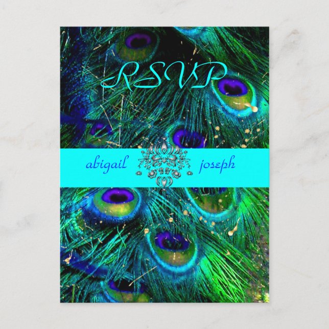 Peacock, psykedeliska vykort för OSA (Framsida)