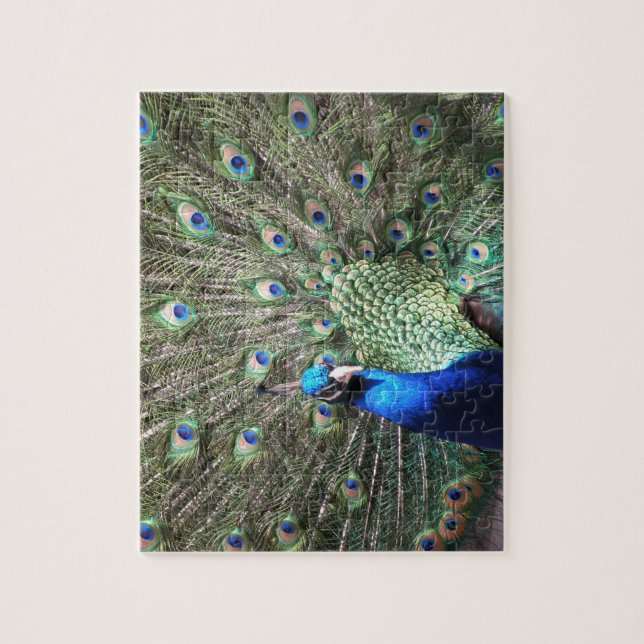 Peacock puzzel pussel (Vertikal)