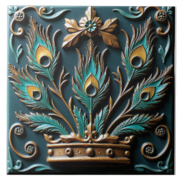Peacock Queen Kakelplatta