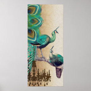 Peacock Roaring 20's Bröllop Poster