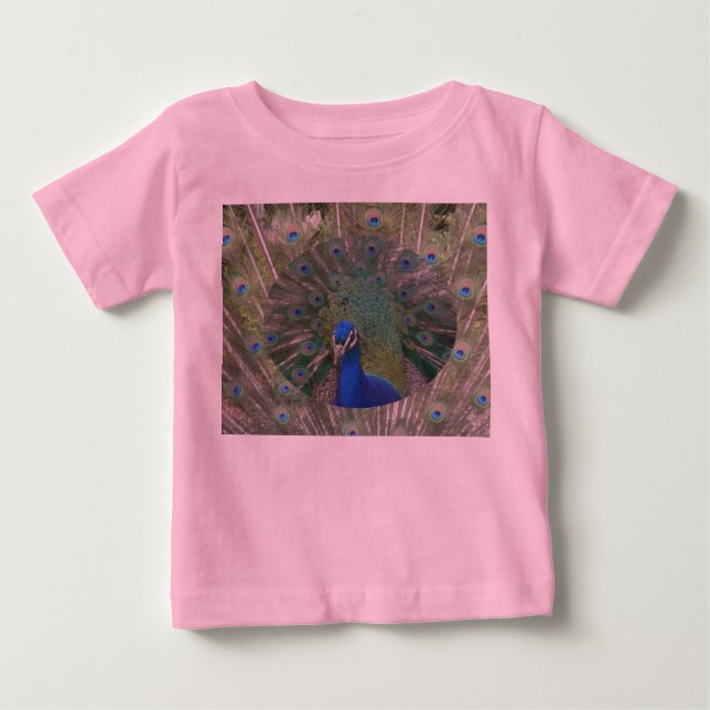 Peacock Ruffle Bird Tee (Framsida)