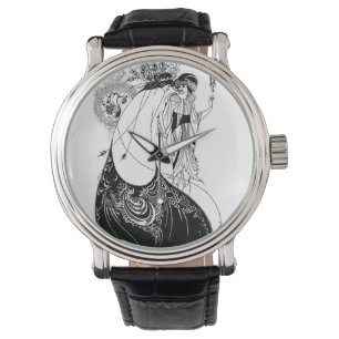 Peacock Skirt Beardsley Art nouveau Armbandsur