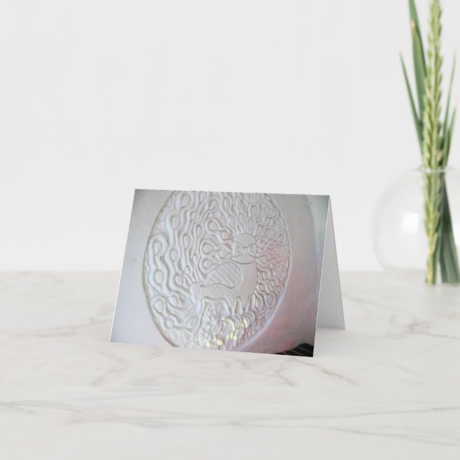 Peacock Snö Sculpture, Hotel de Glace, Quebec Tack Kort (Framsida)