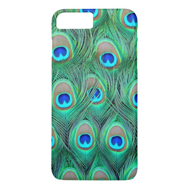 Peacock Splendor Case-Mate iPhone Skal (Baksida)