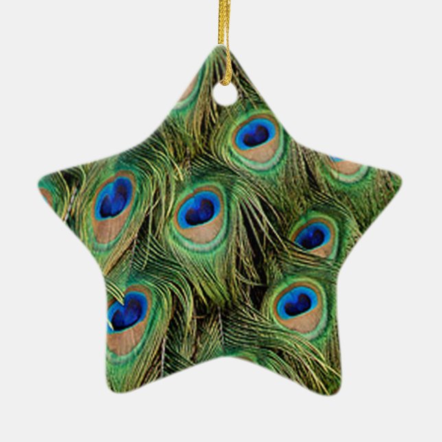 Peacock Star Ornament (Baksidan)