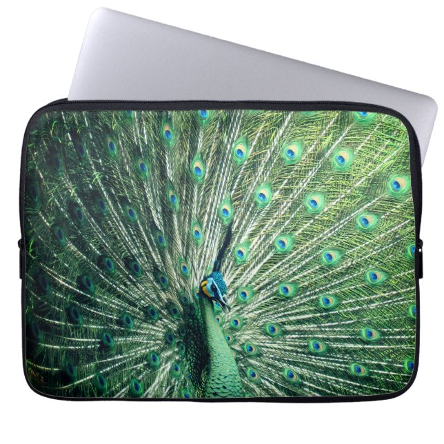 Peacock Strut Laptop Fodral (Framsidan)
