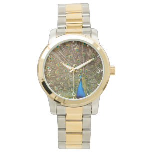 Peacock Svan Feathers Armbandsur