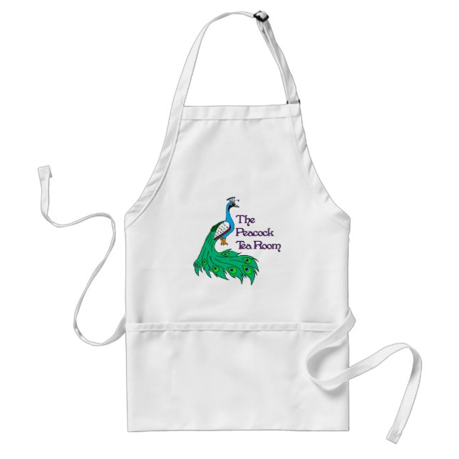 Peacock Tea Room Apron Förkläde (Framsidan)
