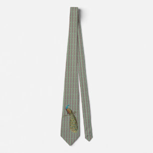 Peacock Tie for Bröllop och speciella tillfällen Slips