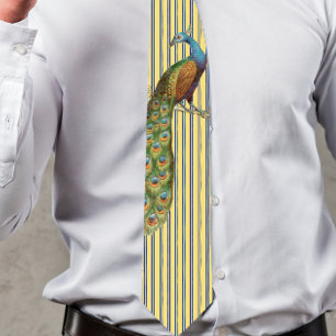 Peacock Tie for Bröllop och speciella tillfällen Slips