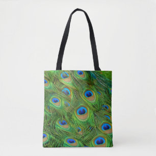 Peacock Tote 1 Tygkasse